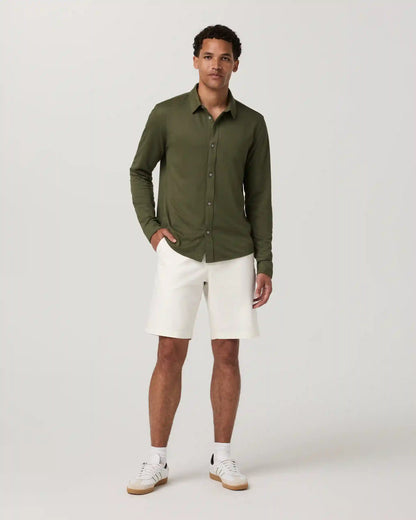 Long Sleeve Knit Oxford Button Down - Classic Fit