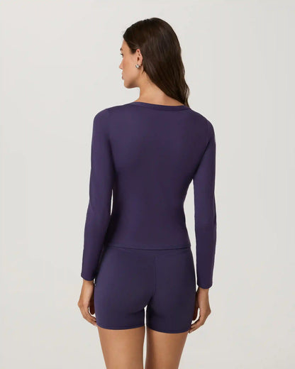 Long Sleeve Halo V-Neck Cardigan