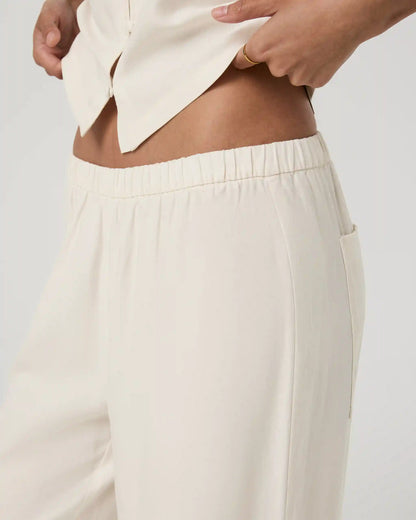 Trestles Twill Crop Wideleg Pant
