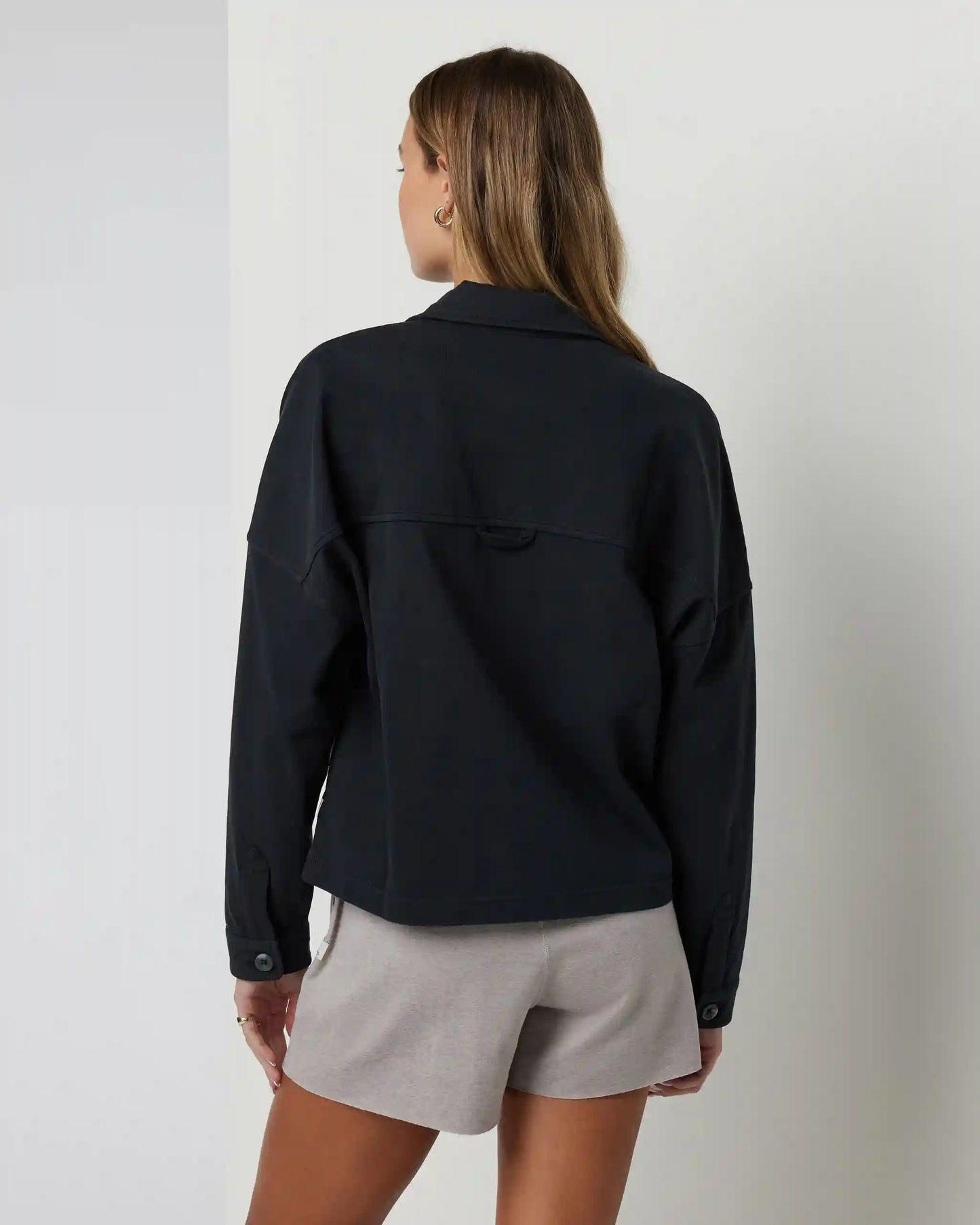 Mackenzie Cropped Shirt Jacket