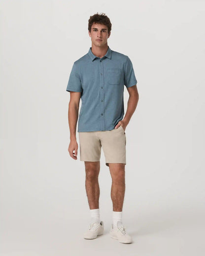 Short Sleeve Ponto Button Down Shirt