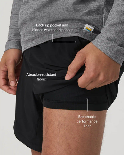 Vuori HardKore Short Lined 7"