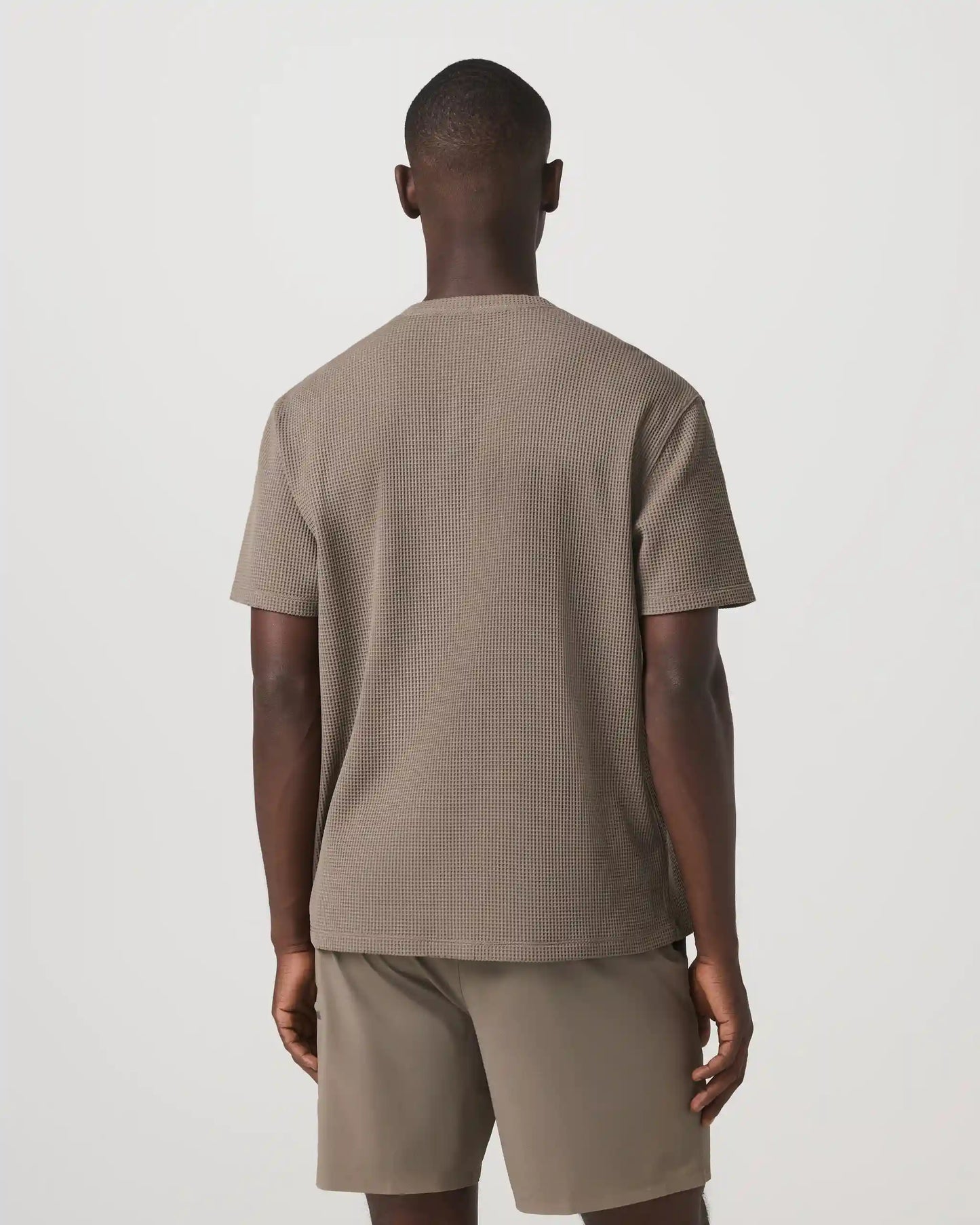Short Sleeve Lightweight Tech Waffle Tee - Relaxed Fit