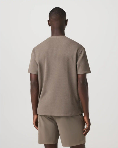 Short Sleeve Lightweight Tech Waffle Tee - Relaxed Fit