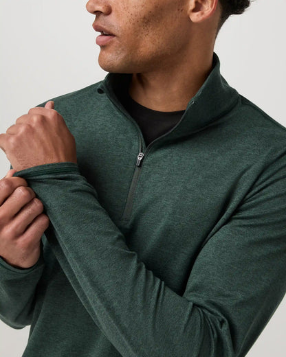 Ponto Half Zip Mock Neck