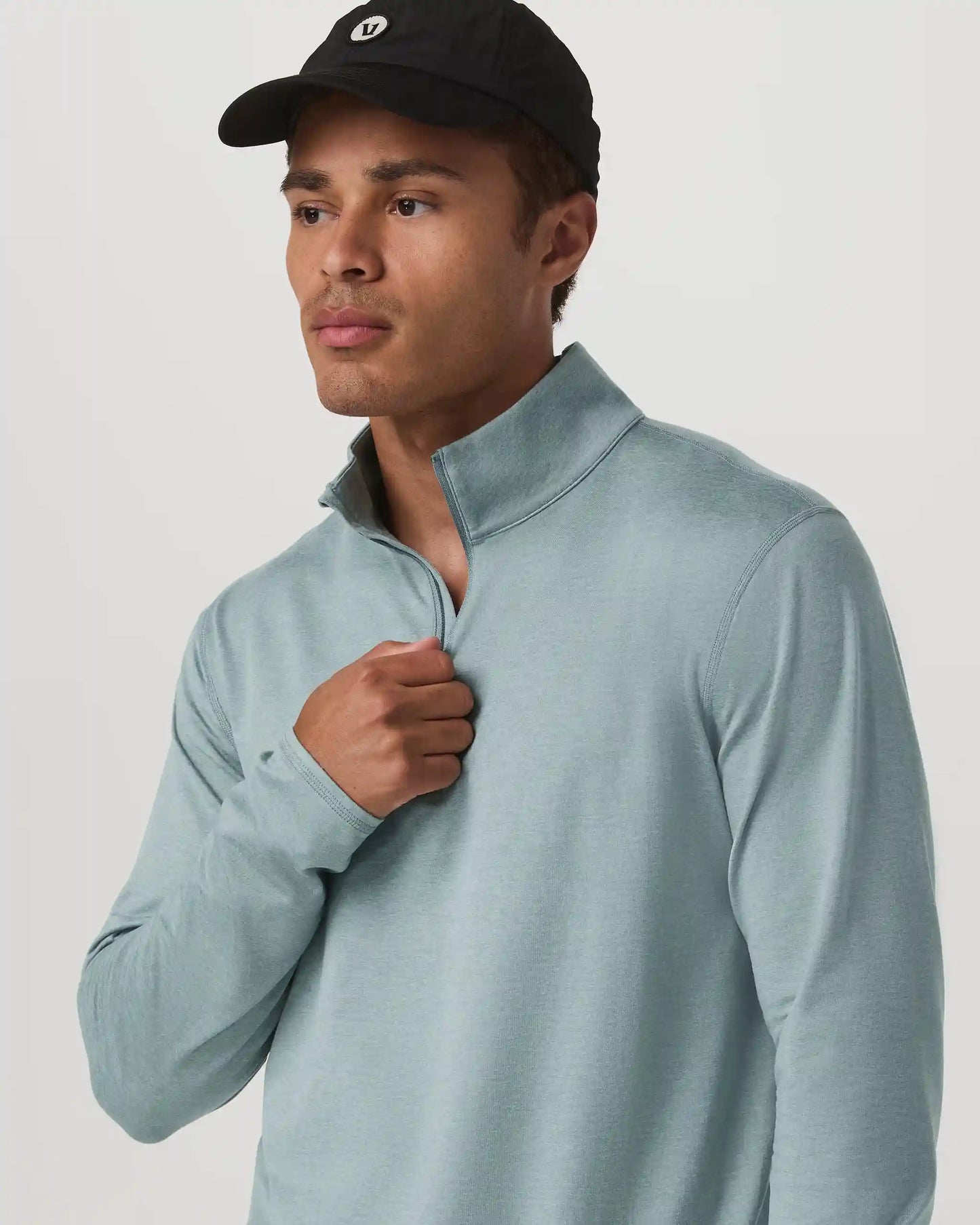 Ponto Half Zip Mock Neck