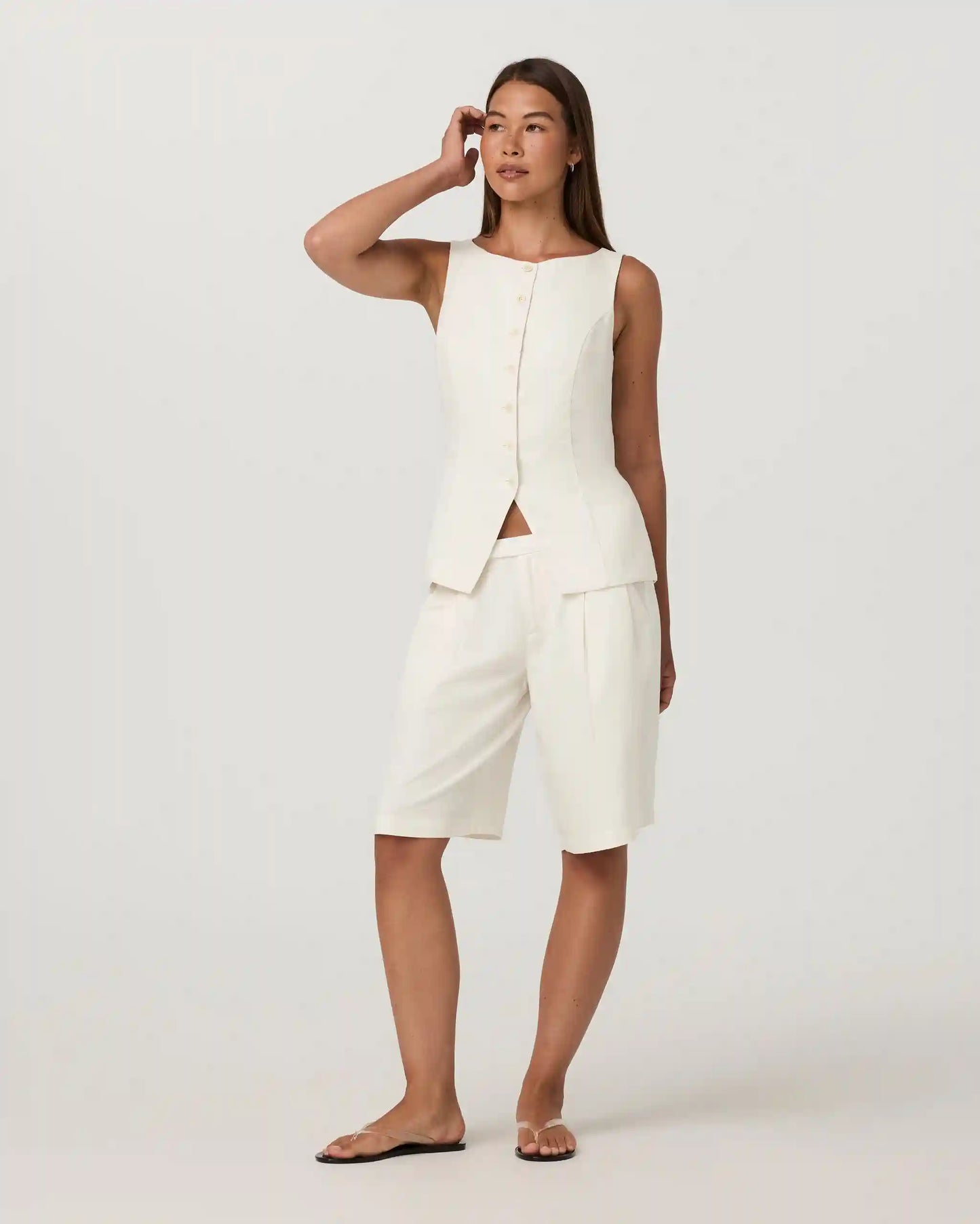 Trestles Twill Button Down Tank