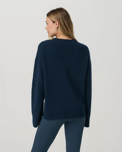 Émilie Cashmere Oversized V-Neck