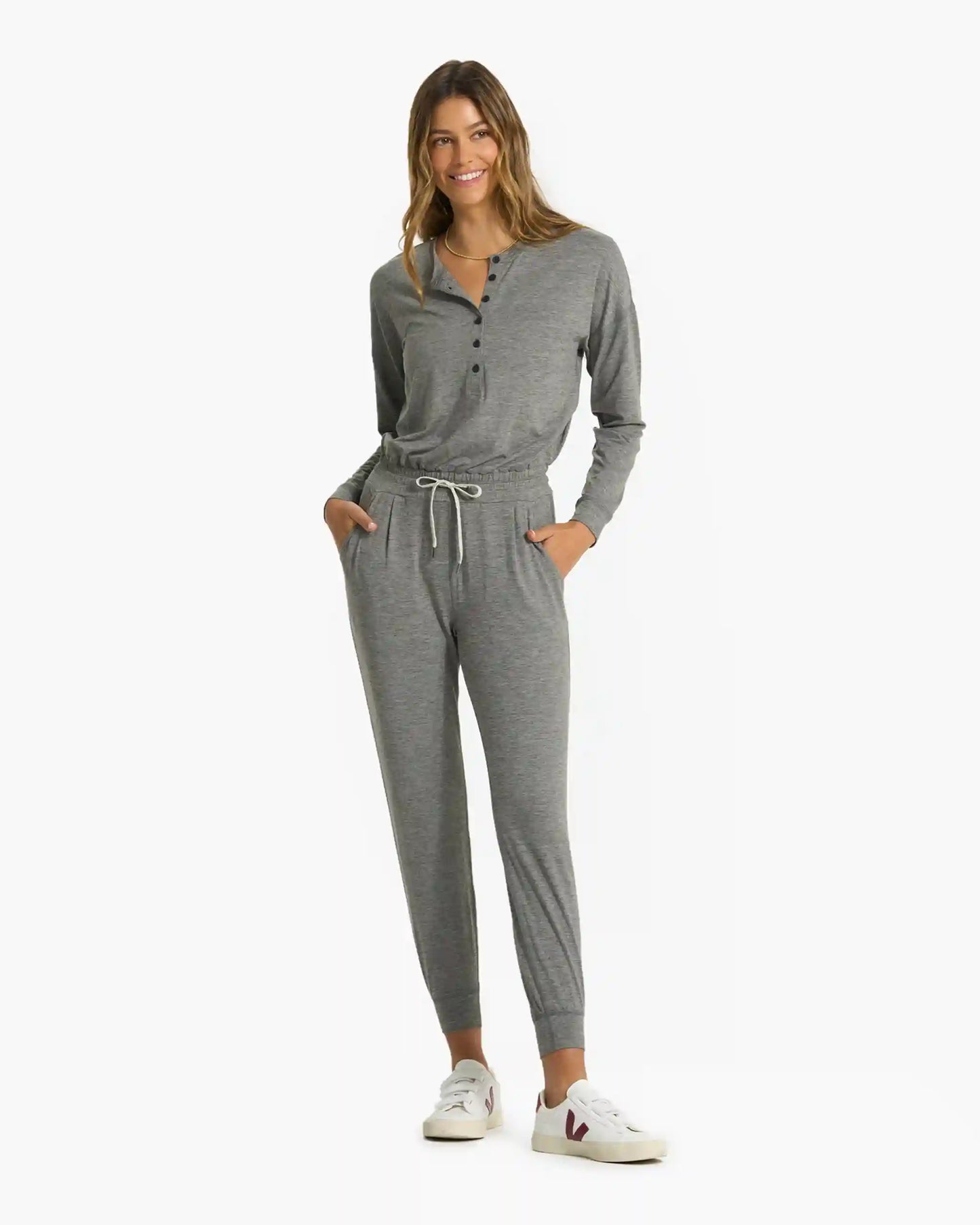 Lux Henley Jumpsuit