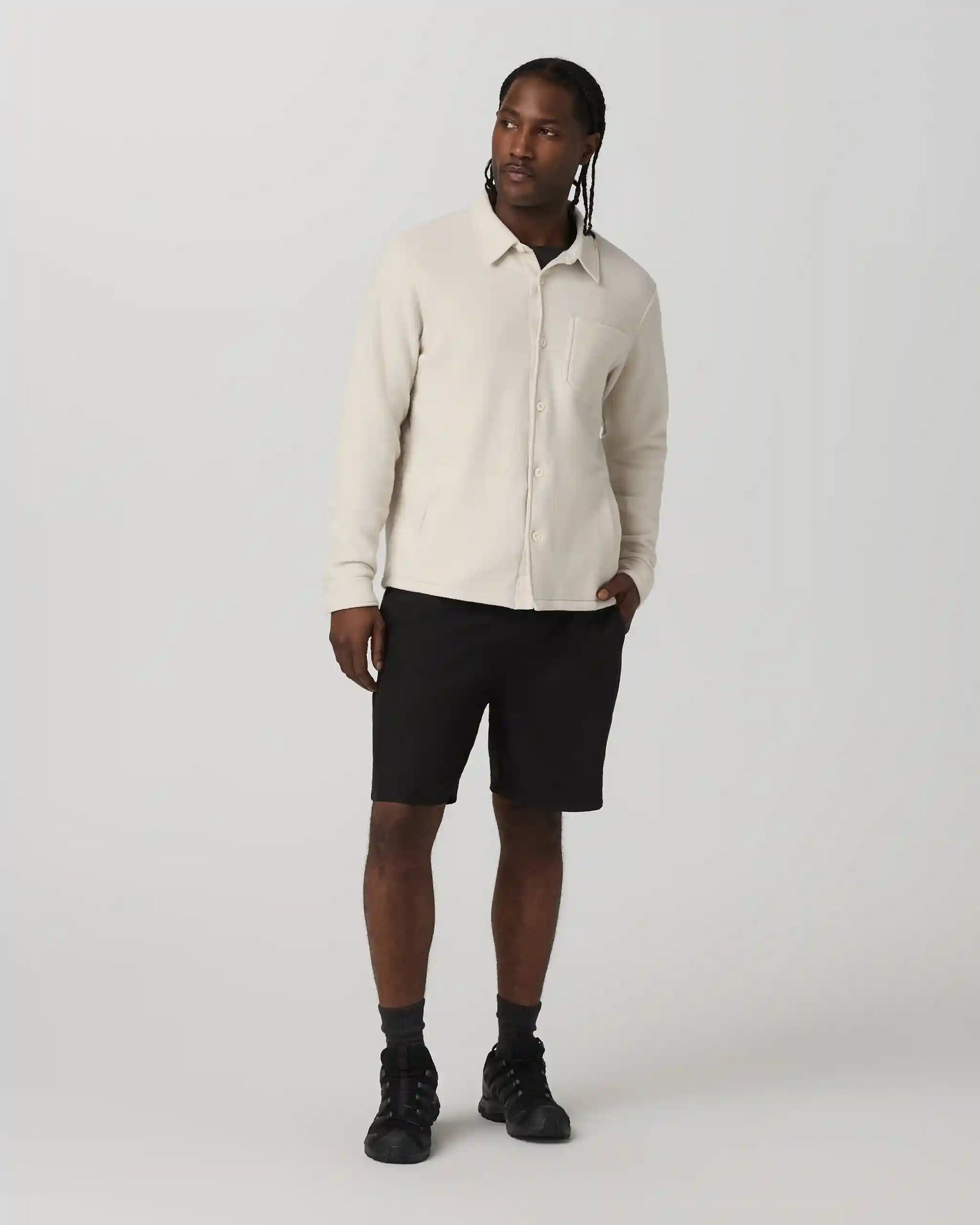 Beach Fleece Shirt Jacket