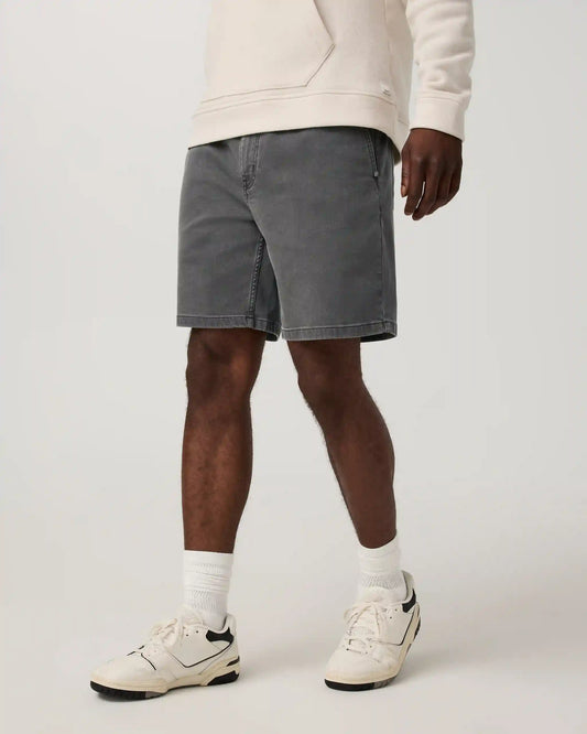 Benton Twill Elastic Waist Short 8"