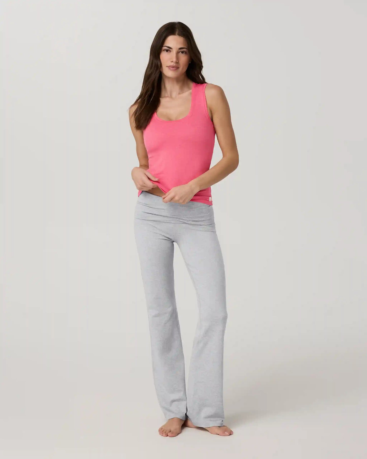 Halo Essential Scoop Tank Long