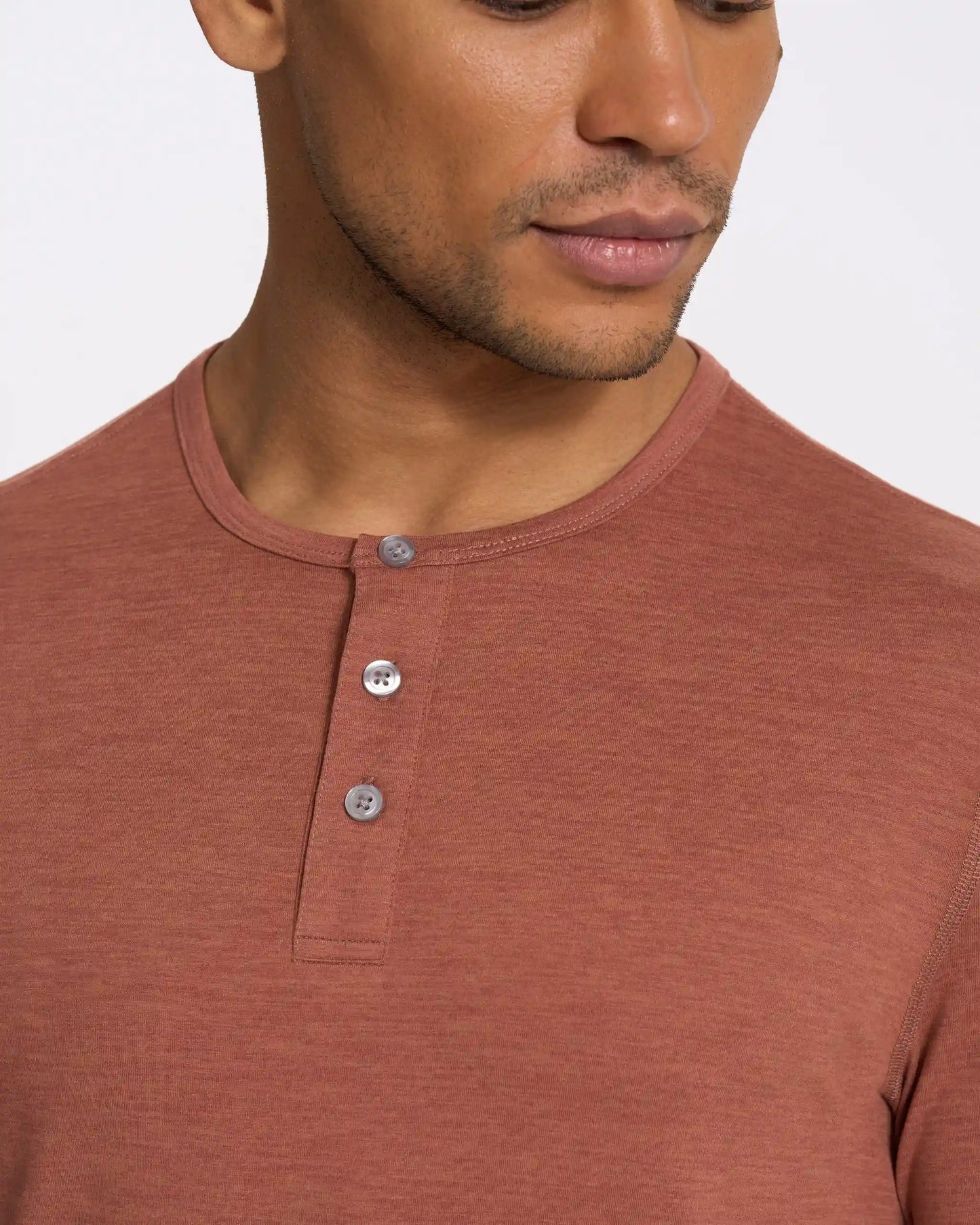 Long-Sleeve Ease Performance Henley