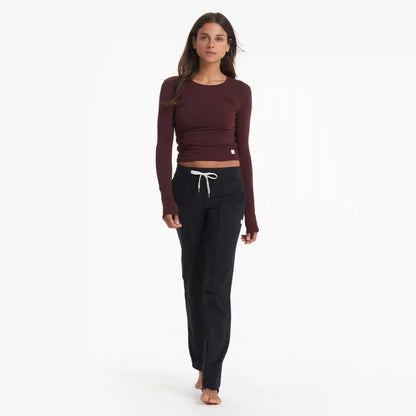 Long-Sleeve Coast Crop Crew