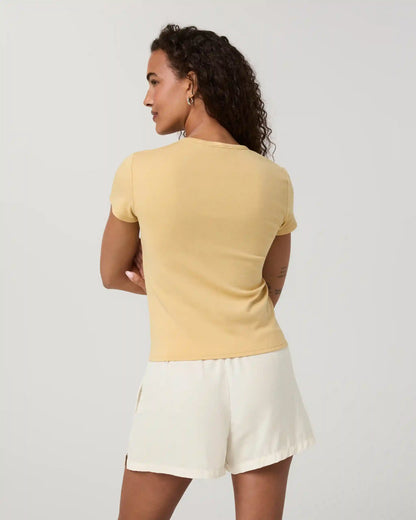 Everyday Cotton Stretch Fitted Tee