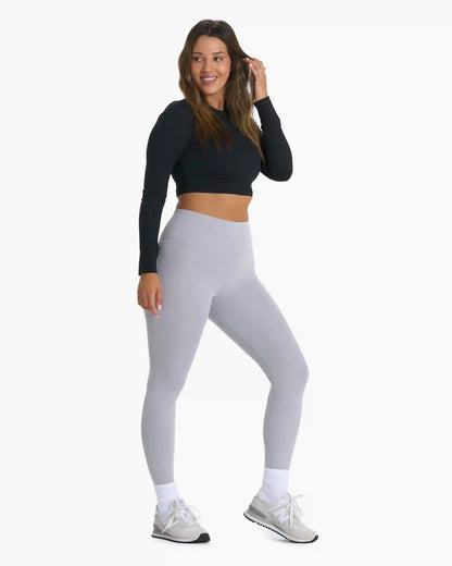 Long-Sleeve Lux Crop Tee