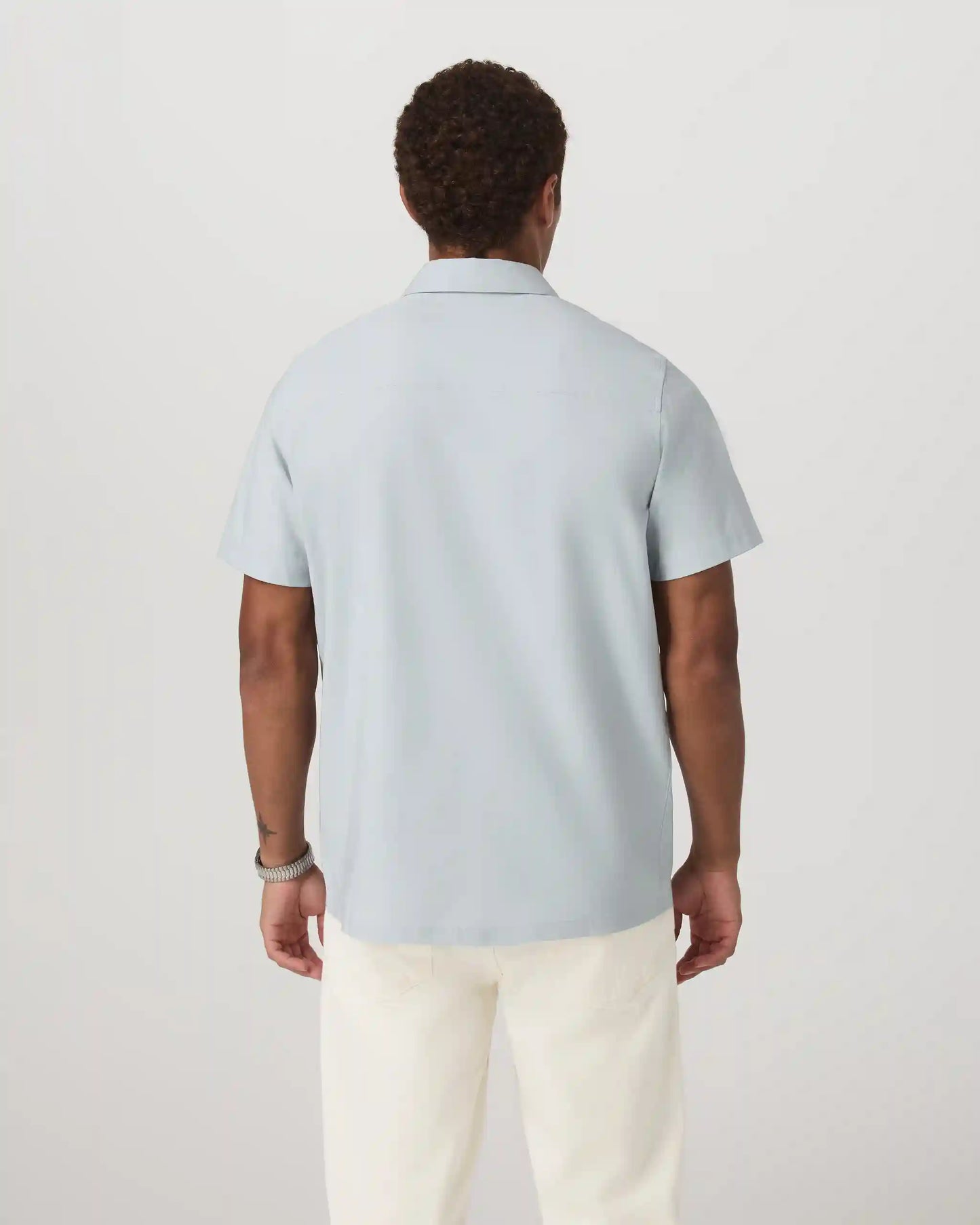 Short Sleeve Manhattan Button Down