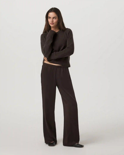 Nova Satin Wideleg Pant