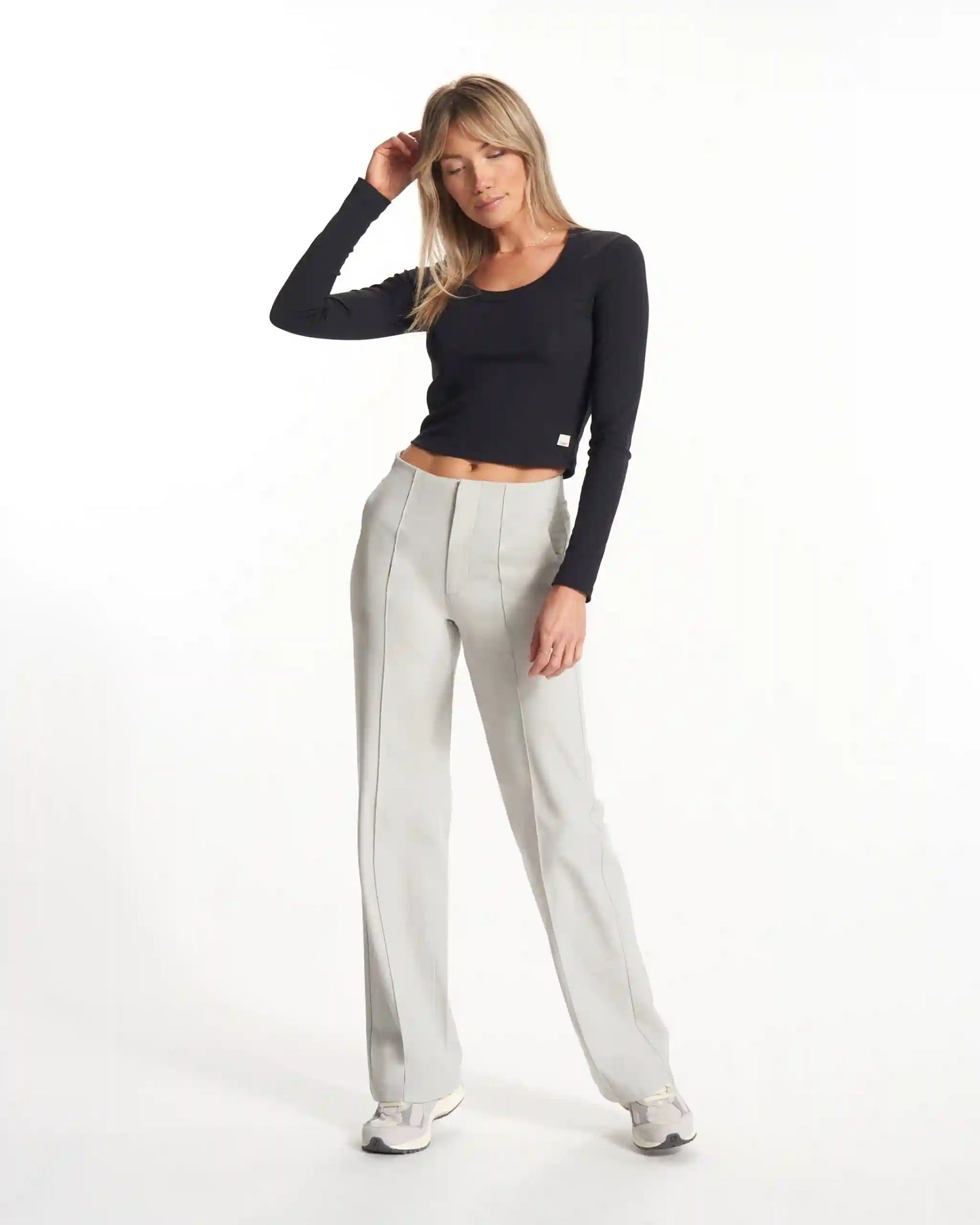 Womens Vuori Meta™ Wideleg Pant - Long