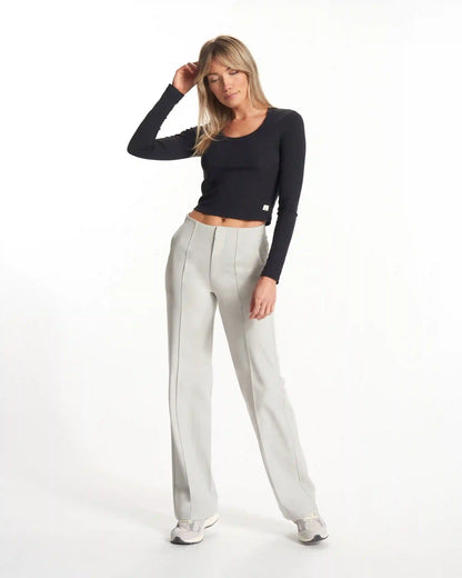 Womens Vuori Meta™ Wideleg Pant - Long