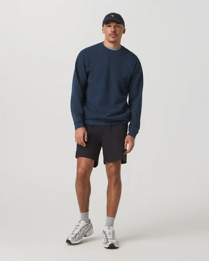 Pique Fleece Crew