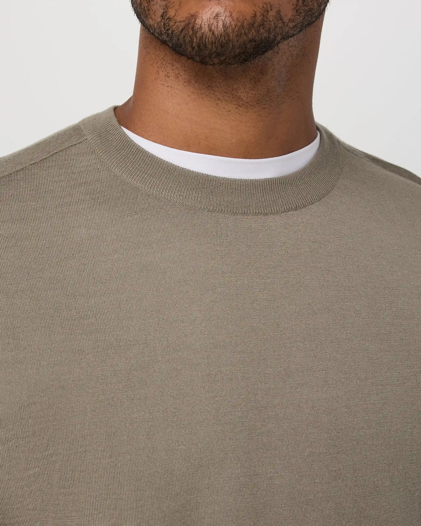 Merino Fine Gauge Wool Sweater